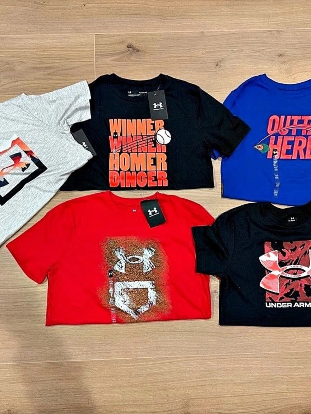 Under Armour Graphic T-Shirt 5-Piece Set Boys Large